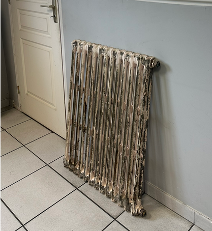 Radiateur rouillé